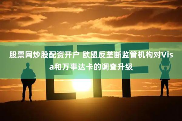 股票网炒股配资开户 欧盟反垄断监管机构对Visa和万事达卡的调查升级